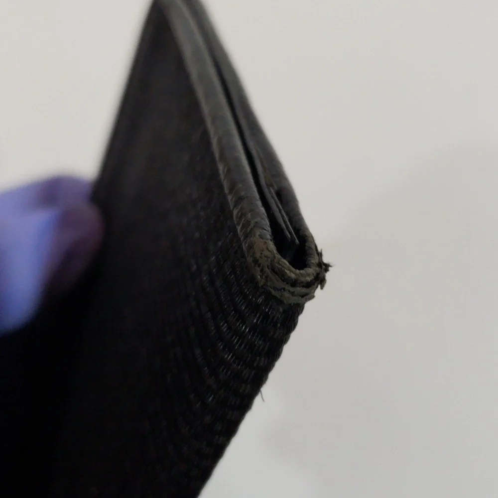 Black Genuine Horse Hair Bi-Fold Long Wallet – Slim Unisex Design